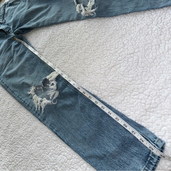 Levi’s 512 jeans denim distressed ripped tapered cut classic casual skate 29 32 - Picture 10 of 11